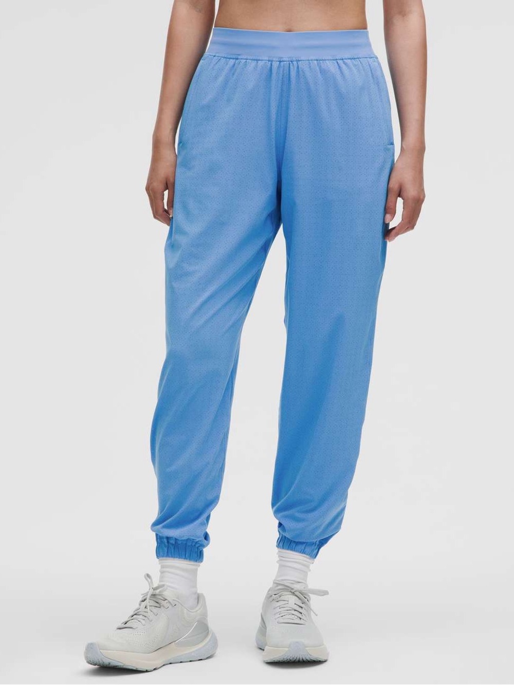 Lululemon Adapted State Perforated HR Jogger 8 Pool Party Blue NWT $128